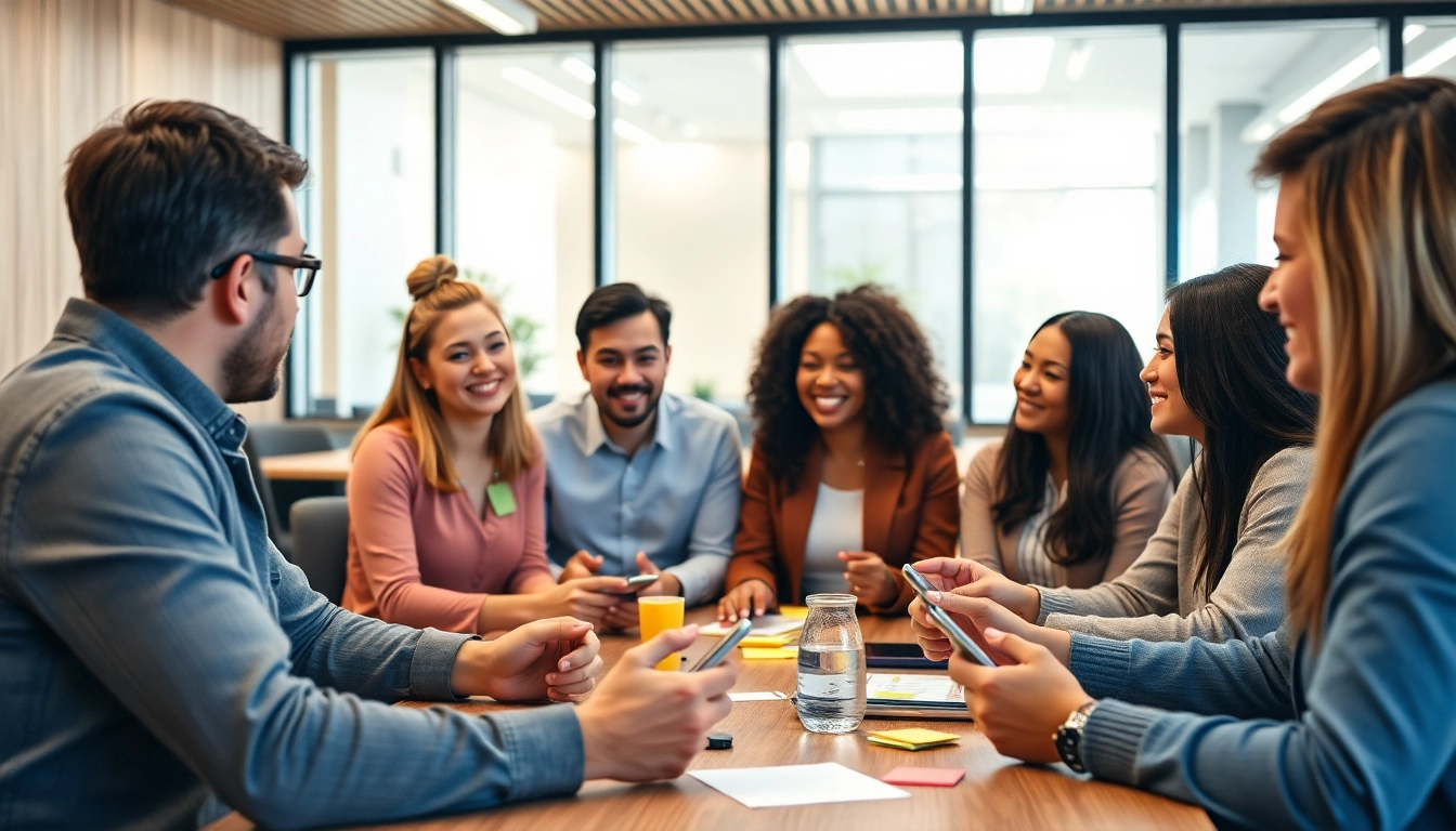 Teambesprechung zur evodrop Erfahrung in einem modernen Büro.